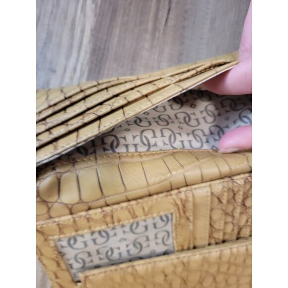 GUESS Vintage Y2K Bling Snake Skin Big Wallet - Picture 7 of 8